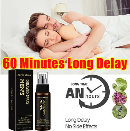 Men's Delay Time Spray- Durable Performance Without Side Effects