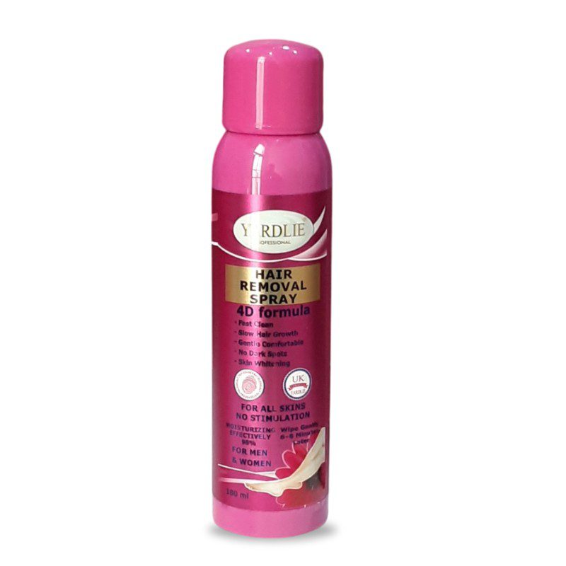 Yardlie Professional Hair Removal Spray 4D Formula for Men & Women 180ml